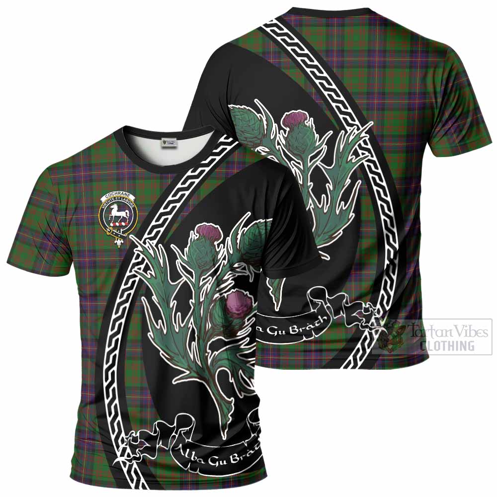 Cochrane Family Crest Tartan T-Shirt Alba Thistle Inspired - Tartan Vibes Clothing