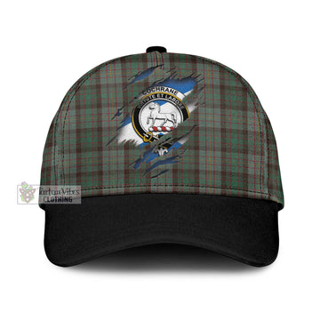 Cochrane Hunting Tartan Classic Cap with Family Crest In Me Style