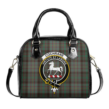 Cochrane Hunting Tartan Shoulder Handbags with Family Crest