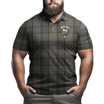 Cochrane Hunting Tartan Men's Polo Shirt with Family Crest