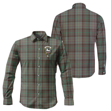 Cochrane Hunting Tartan Long Sleeve Button Up Shirt with Family Crest