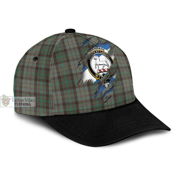 Cochrane Hunting Tartan Classic Cap with Family Crest In Me Style