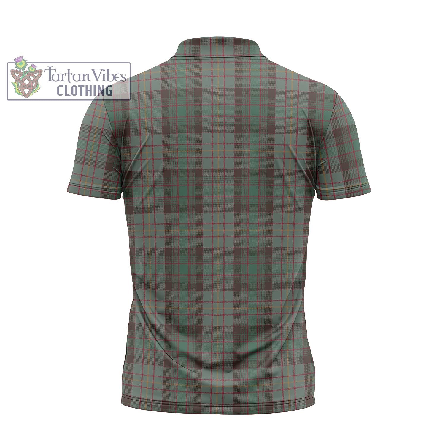 Tartan Vibes Clothing Cochrane Hunting Tartan Zipper Polo Shirt