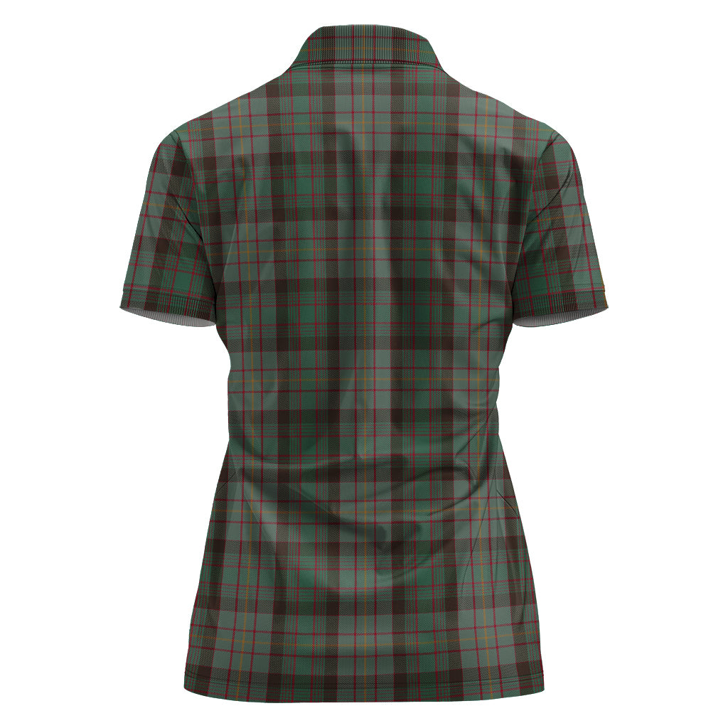 cochrane-hunting-tartan-polo-shirt-with-family-crest-for-women