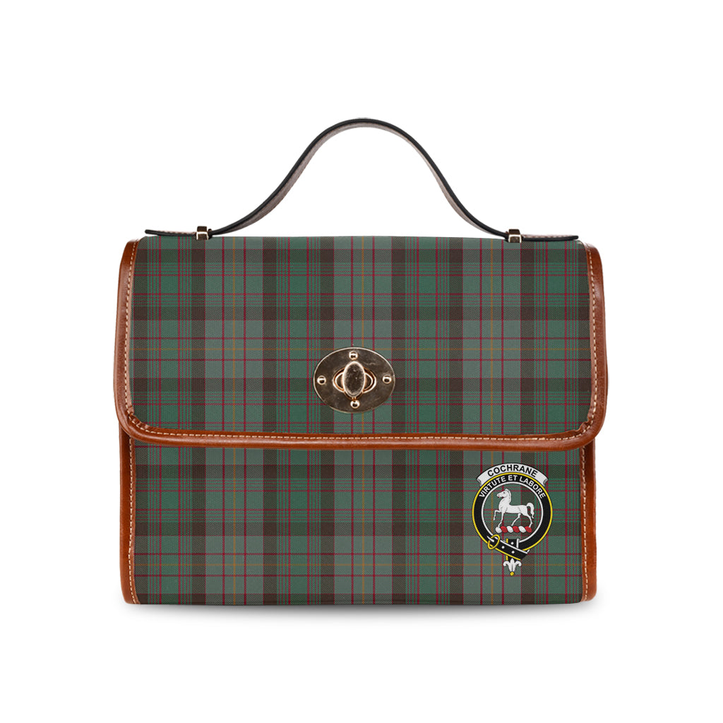 cochrane-hunting-tartan-leather-strap-waterproof-canvas-bag-with-family-crest