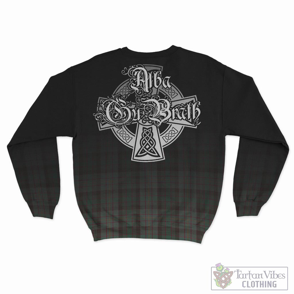 Tartan Vibes Clothing Cochrane Hunting Tartan Sweatshirt Featuring Alba Gu Brath Family Crest Celtic Inspired