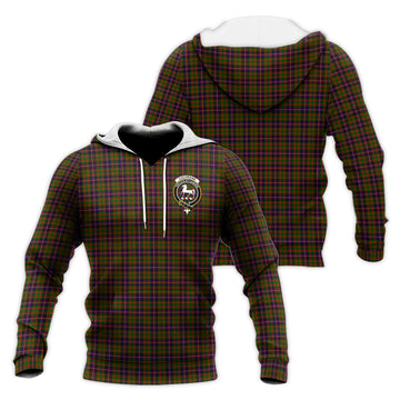 Cochrane Modern Tartan Knitted Hoodie with Family Crest