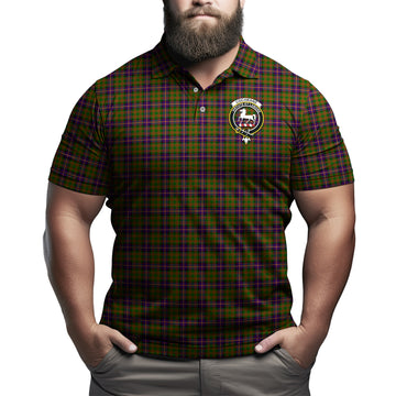 Cochrane Modern Tartan Men's Polo Shirt with Family Crest