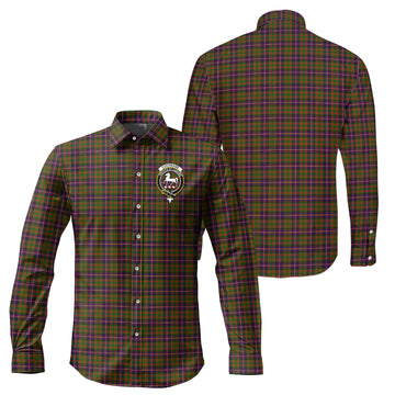 Cochrane Modern Tartan Long Sleeve Button Up Shirt with Family Crest