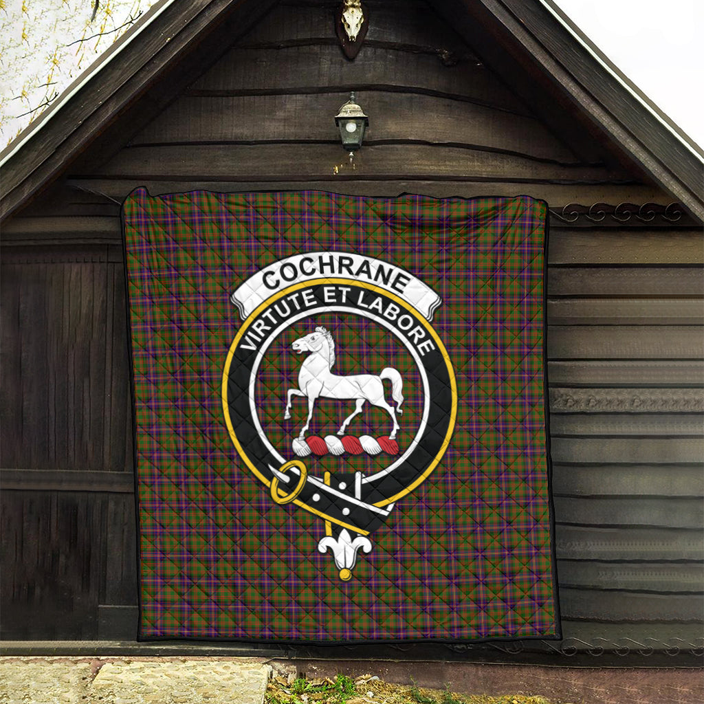 cochrane-modern-tartan-quilt-with-family-crest
