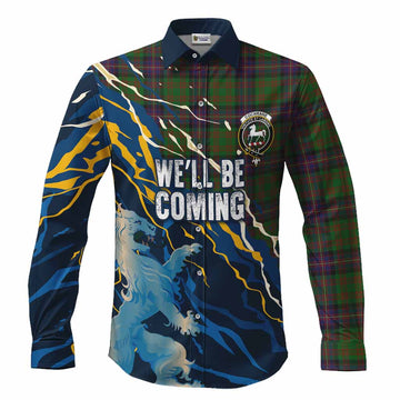 Cochrane Scotland Tartan Long Sleeve Button Shirts WC2026 Football - We'll Be Coming