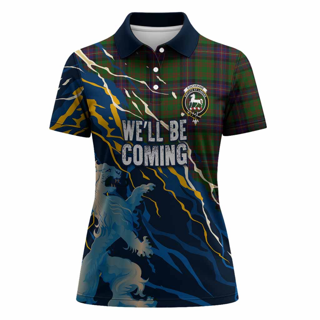 Cochrane Scotland Tartan Women Polo Shirt WC2026 Football - We'll Be Coming
