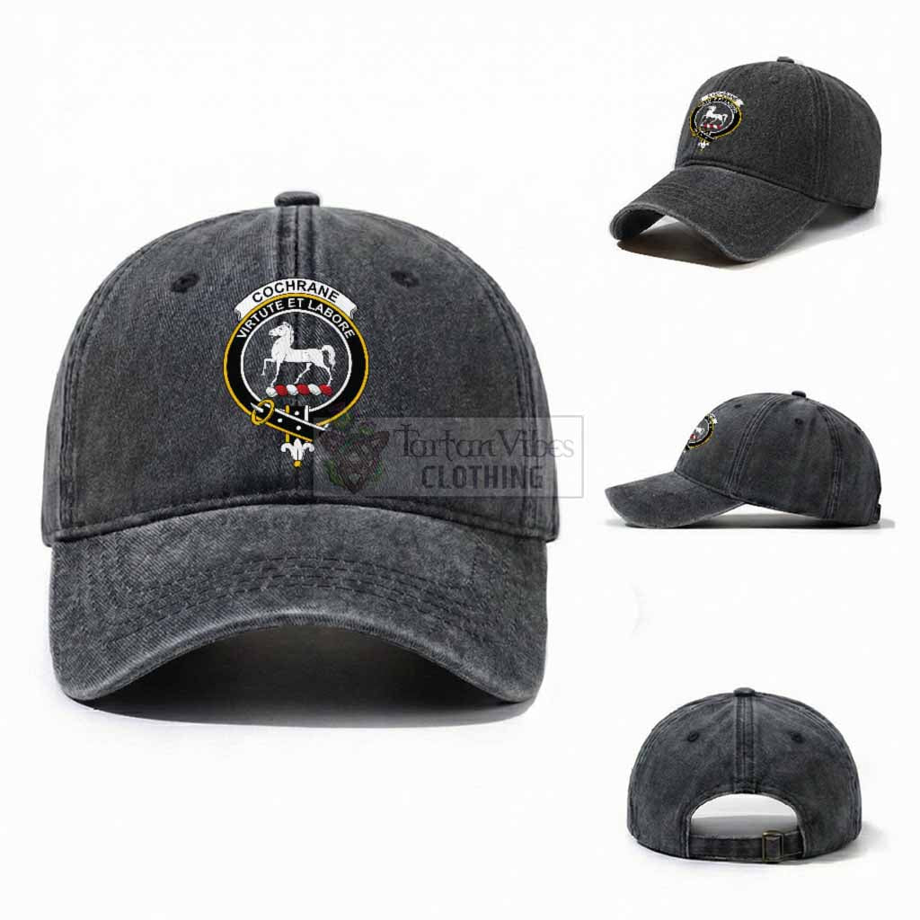 Cochrane Scottish Clan Crest Washed Baseball Cap