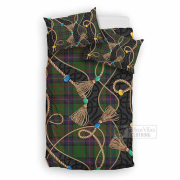 Cochrane Scottish Tartan Twisted Ropes Stylized Bedding Set