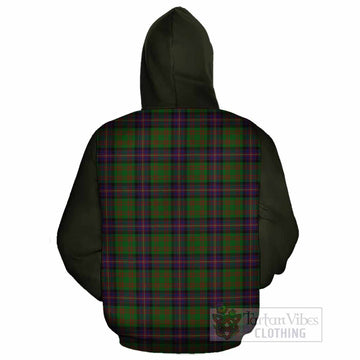 Cochrane Tartan Accent Cotton Hoodie with Family Crest
