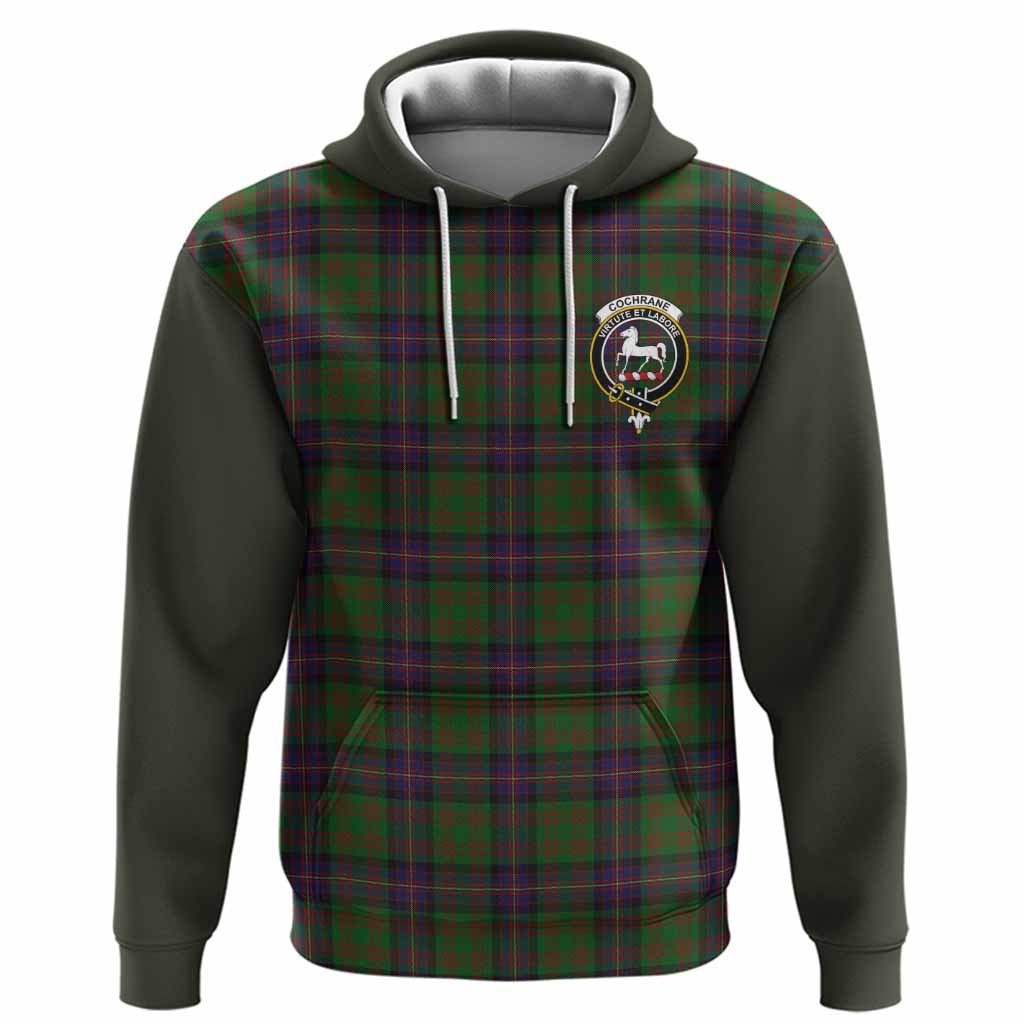 Cochrane Tartan Accent Hoodie with Family Crest