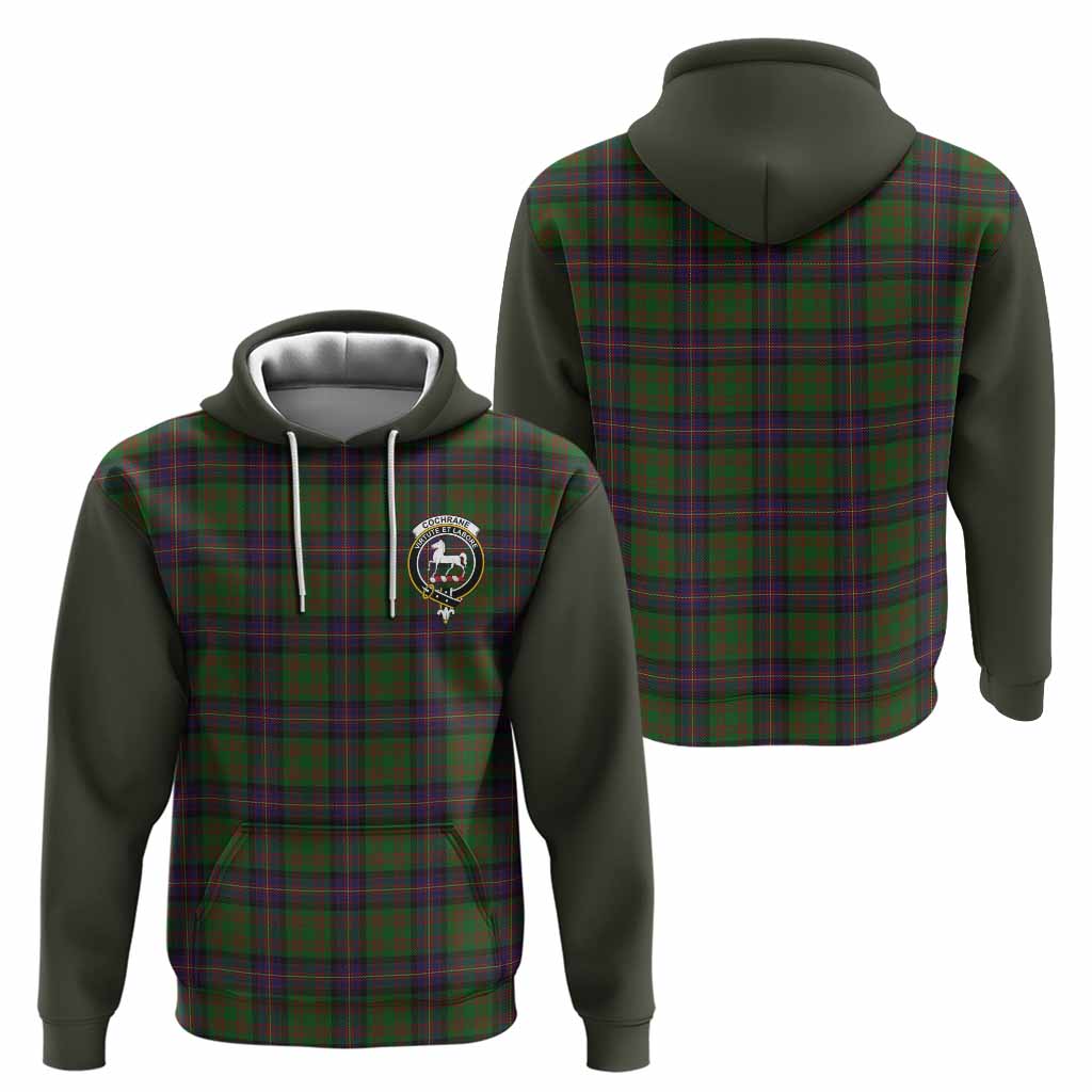 Cochrane Tartan Accent Hoodie with Family Crest
