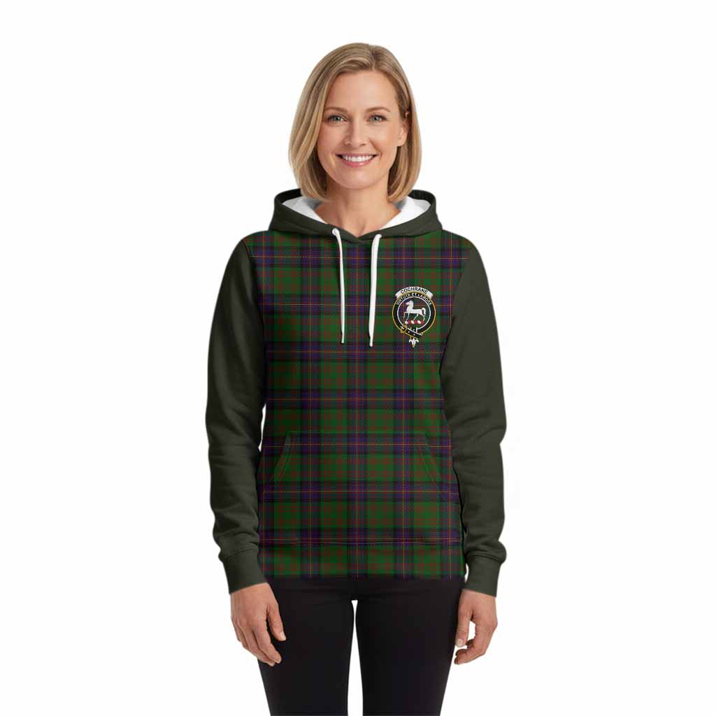 Cochrane Tartan Accent Hoodie with Family Crest