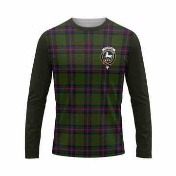Cochrane Tartan Accent Long Sleeve T-Shirt with Family Crest