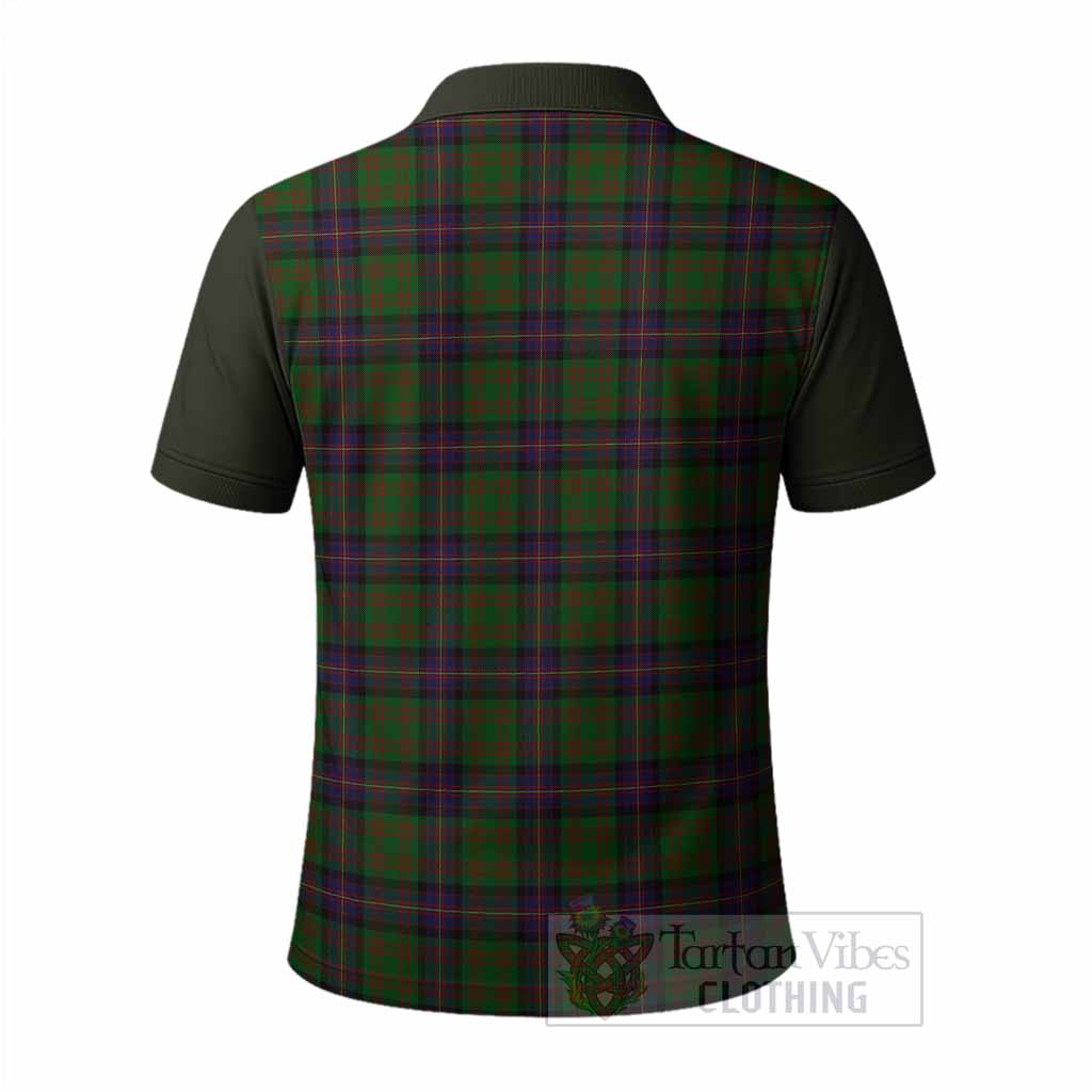 Cochrane Tartan Accent Polo Shirt with Family Crest