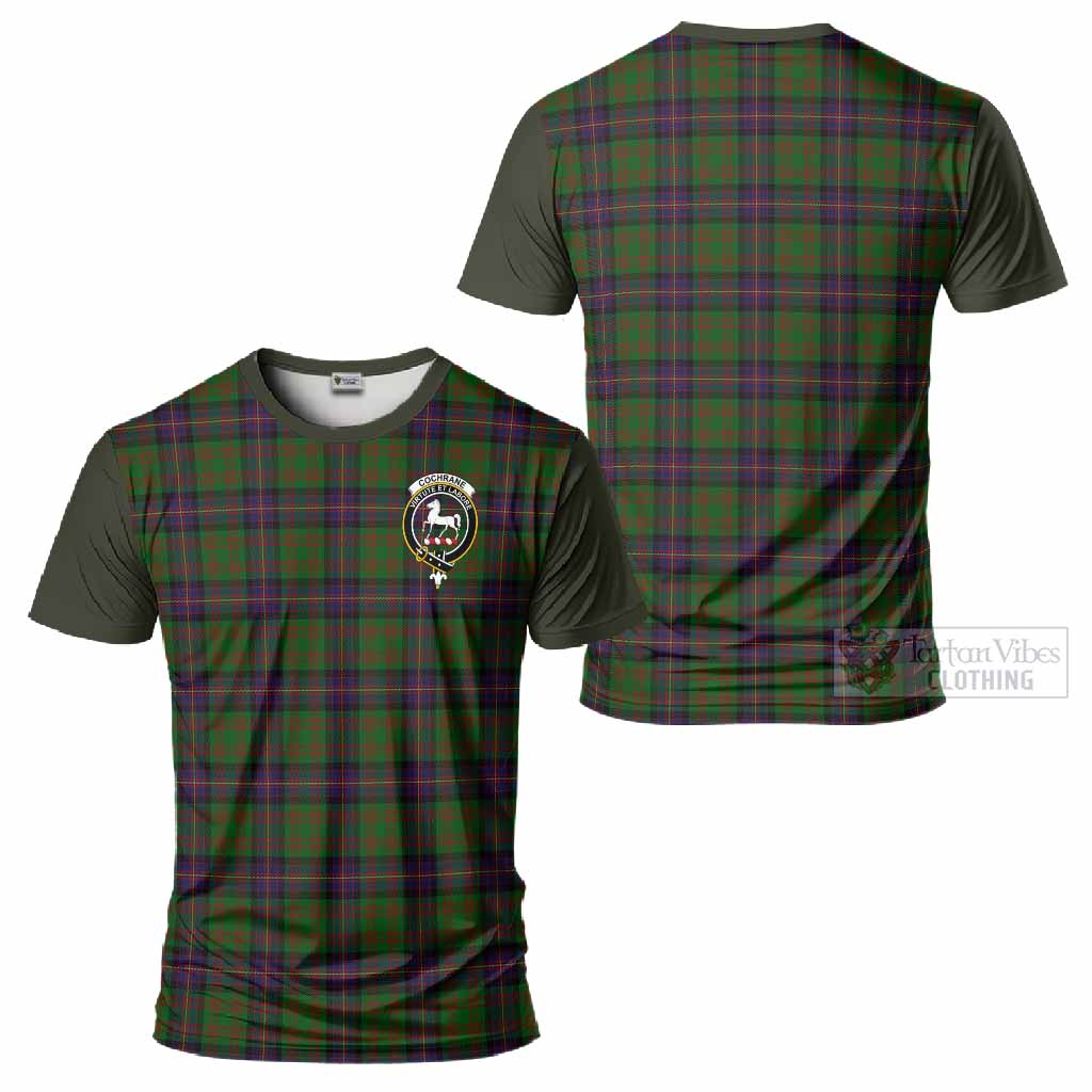 Cochrane Tartan Accent T-Shirt with Family Crest