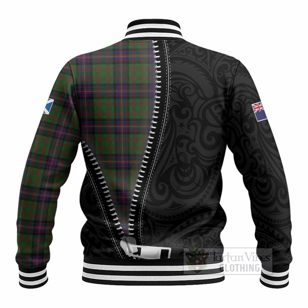 Cochrane Tartan Baseball Jacket New Zealand Pattern Unique Zipper Stylized