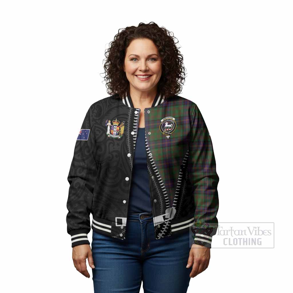 Cochrane Tartan Baseball Jacket New Zealand Pattern Unique Zipper Stylized