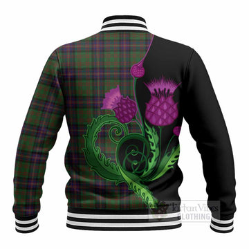 Cochrane Tartan Baseball Jacket Traditional Scottish Thistle
