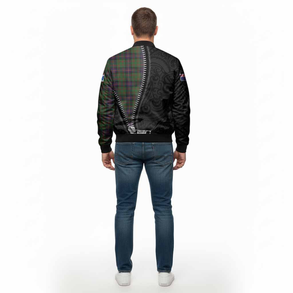 Cochrane Tartan Bomber Jacket New Zealand Pattern Unique Zipper Stylized