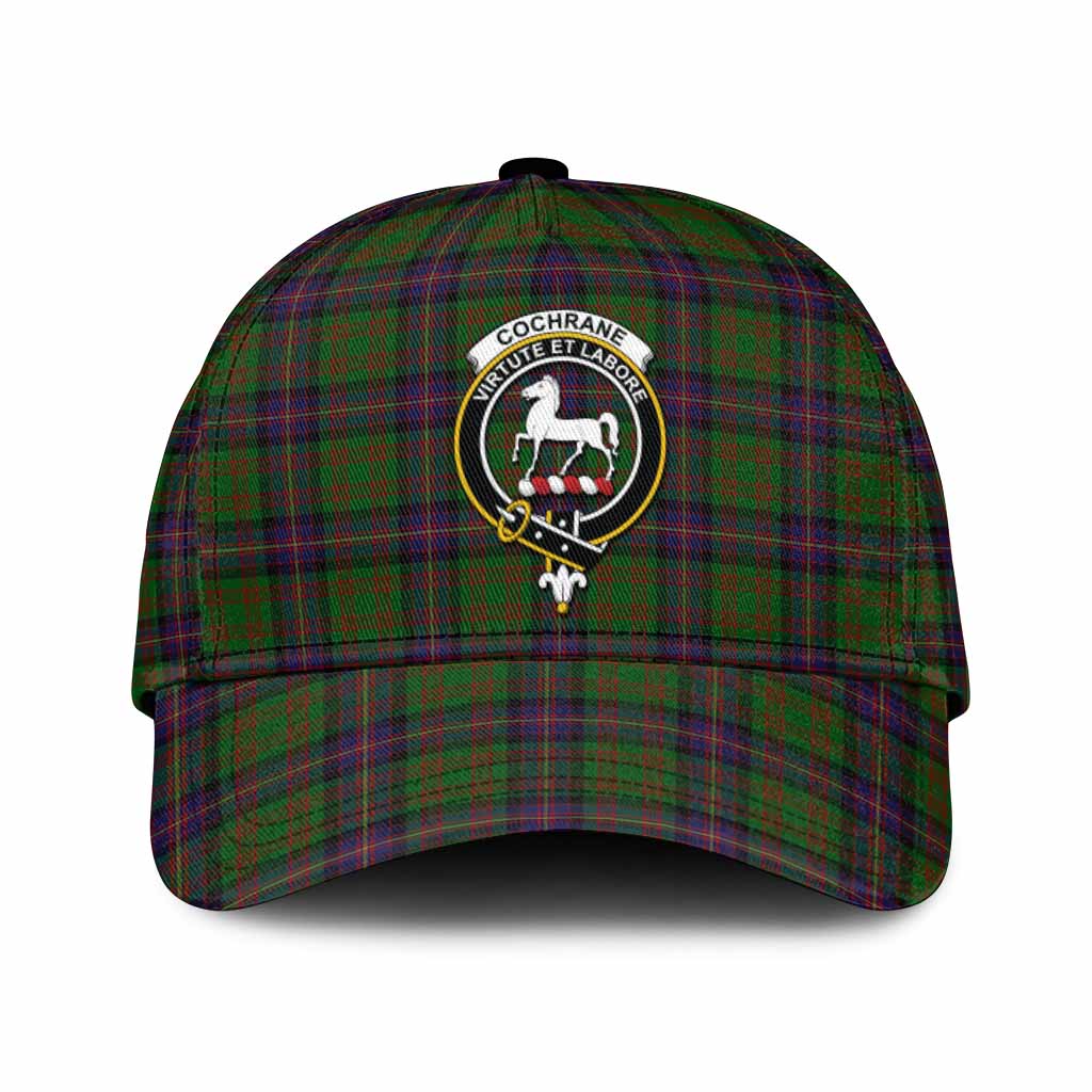 Cochrane Tartan Classic Cap with Family Crest