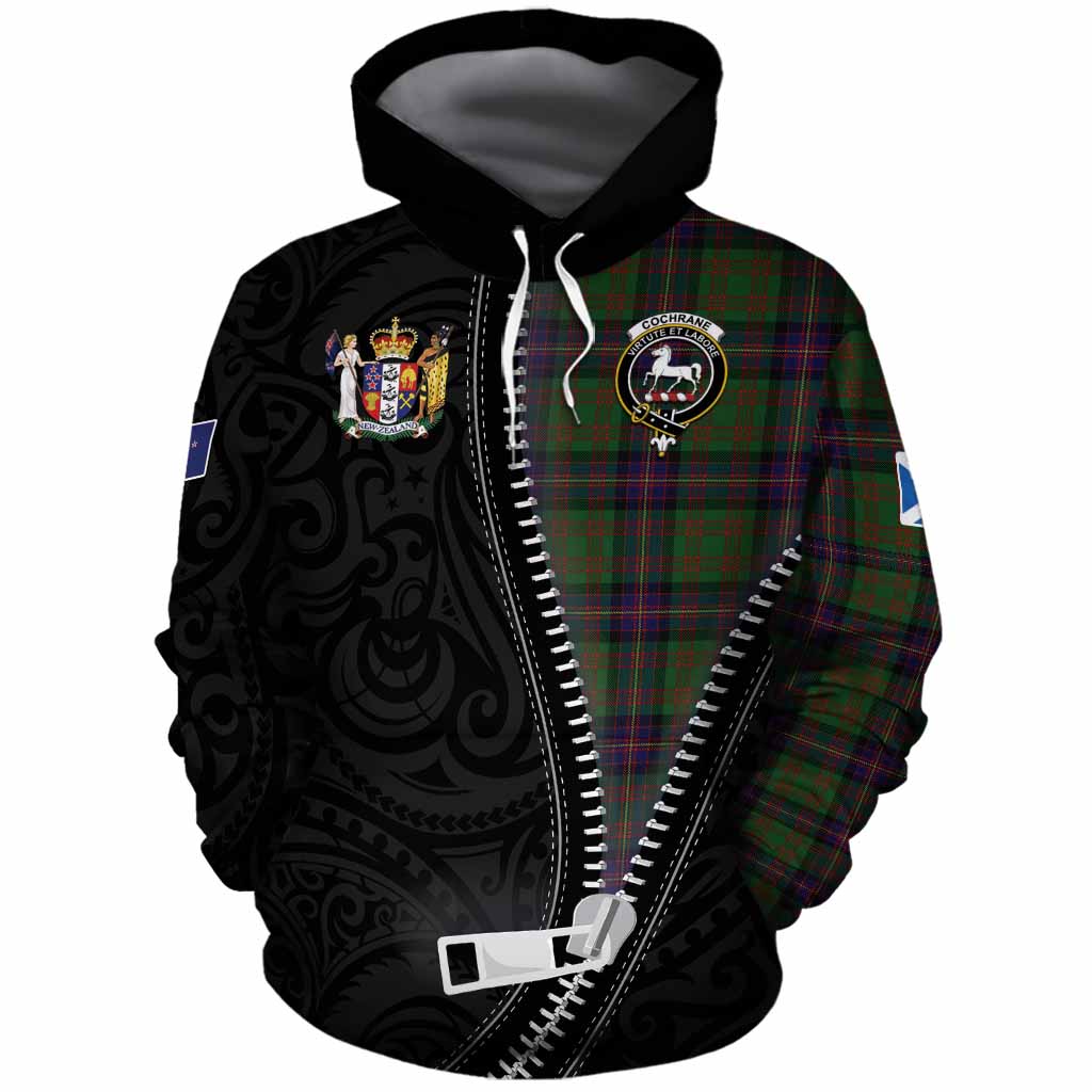 Cochrane Tartan Cotton Hoodie New Zealand Pattern Unique Zipper Stylized