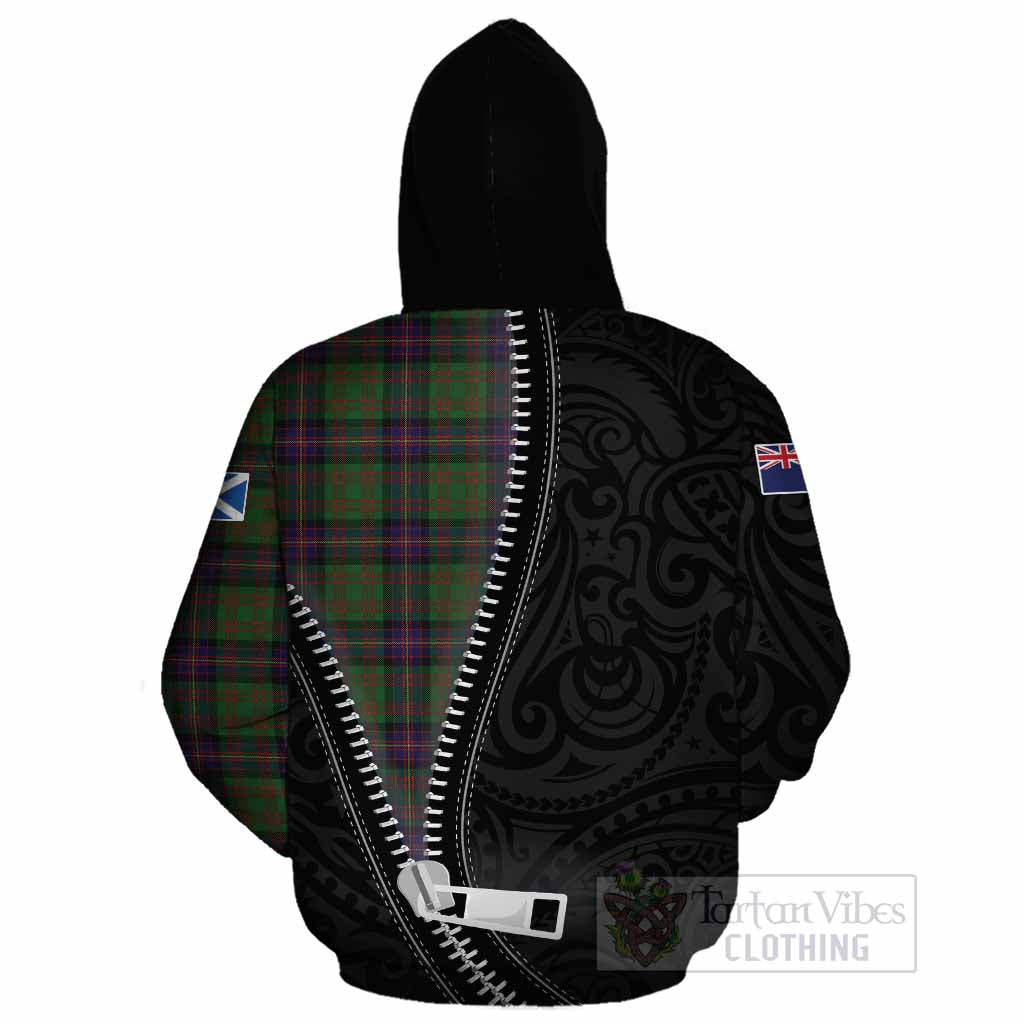 Cochrane Tartan Cotton Hoodie New Zealand Pattern Unique Zipper Stylized