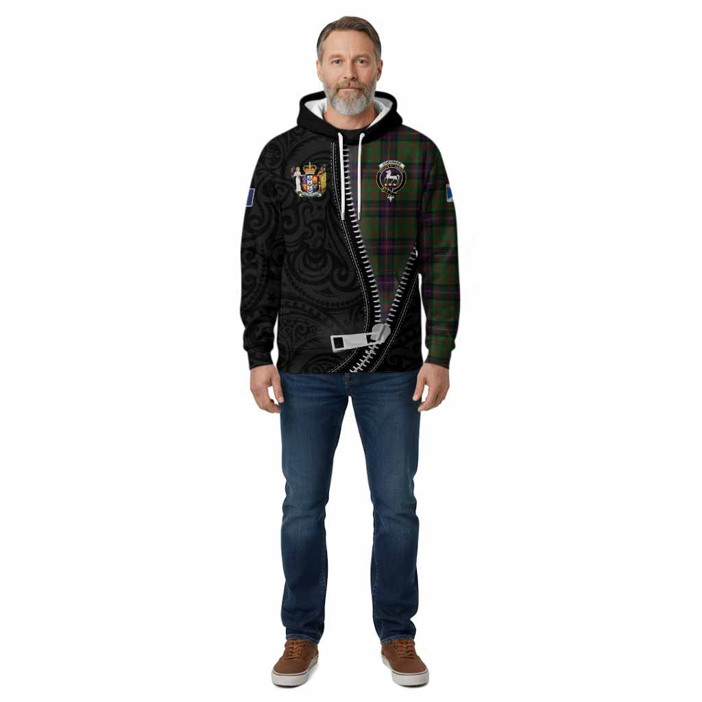 Cochrane Tartan Cotton Hoodie New Zealand Pattern Unique Zipper Stylized