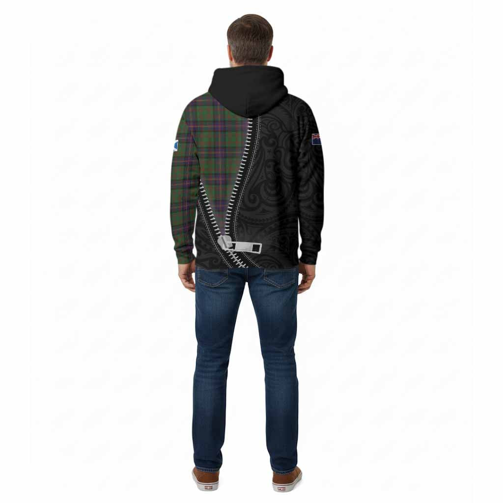 Cochrane Tartan Cotton Hoodie New Zealand Pattern Unique Zipper Stylized