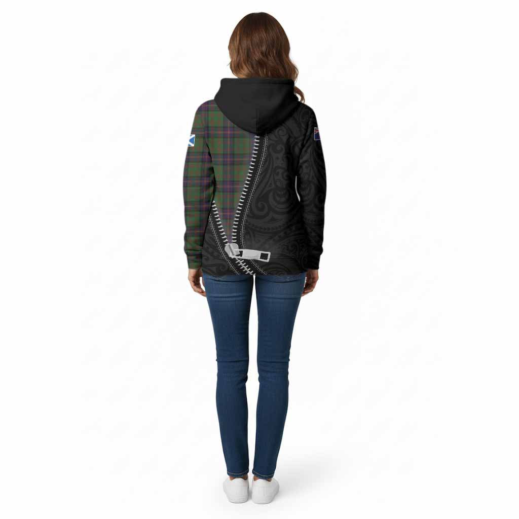 Cochrane Tartan Cotton Hoodie New Zealand Pattern Unique Zipper Stylized