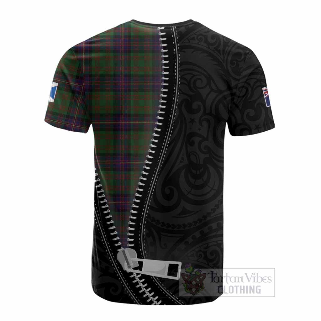 Cochrane Tartan Cotton T-shirt New Zealand Pattern Unique Zipper Stylized