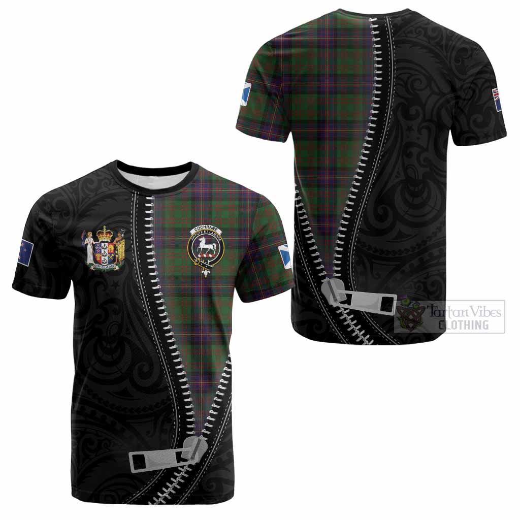 Cochrane Tartan Cotton T-shirt New Zealand Pattern Unique Zipper Stylized