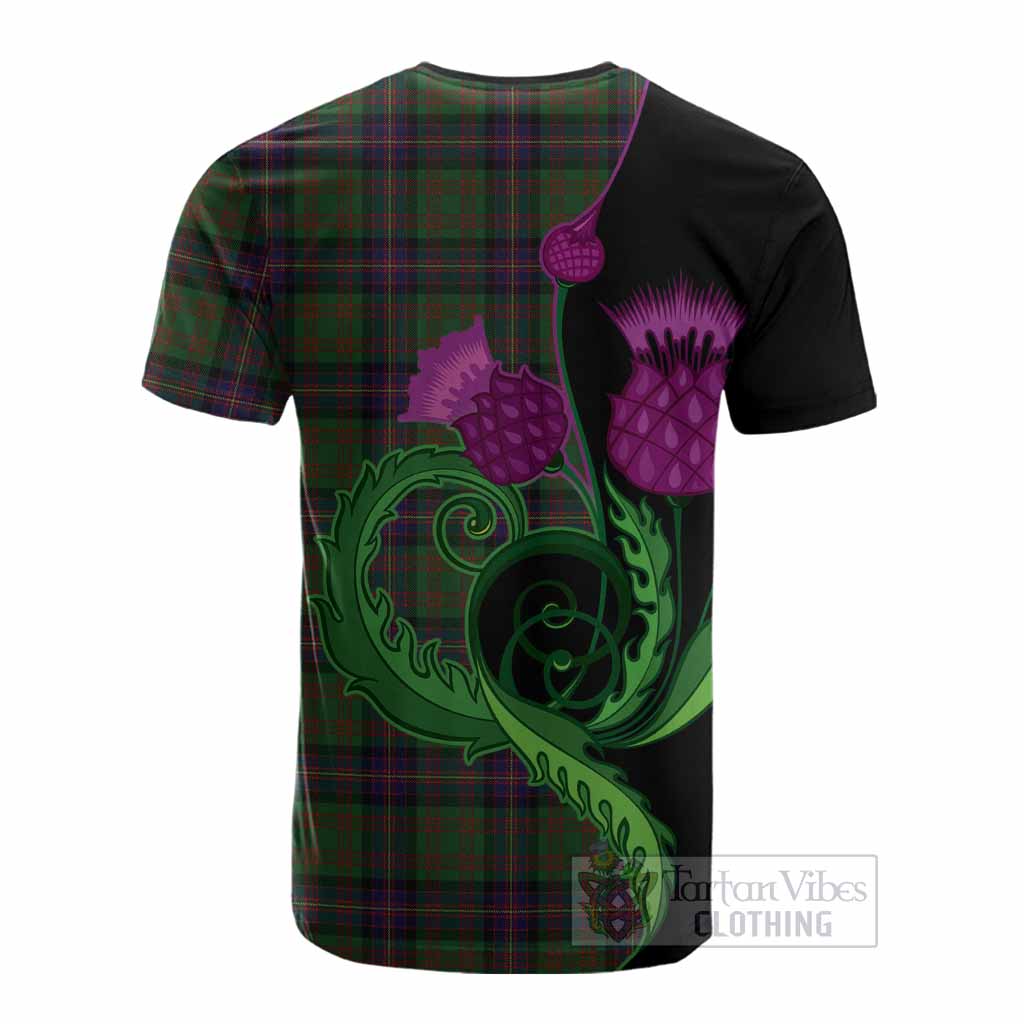 Cochrane Tartan Cotton T-shirt Traditional Scottish Thistle