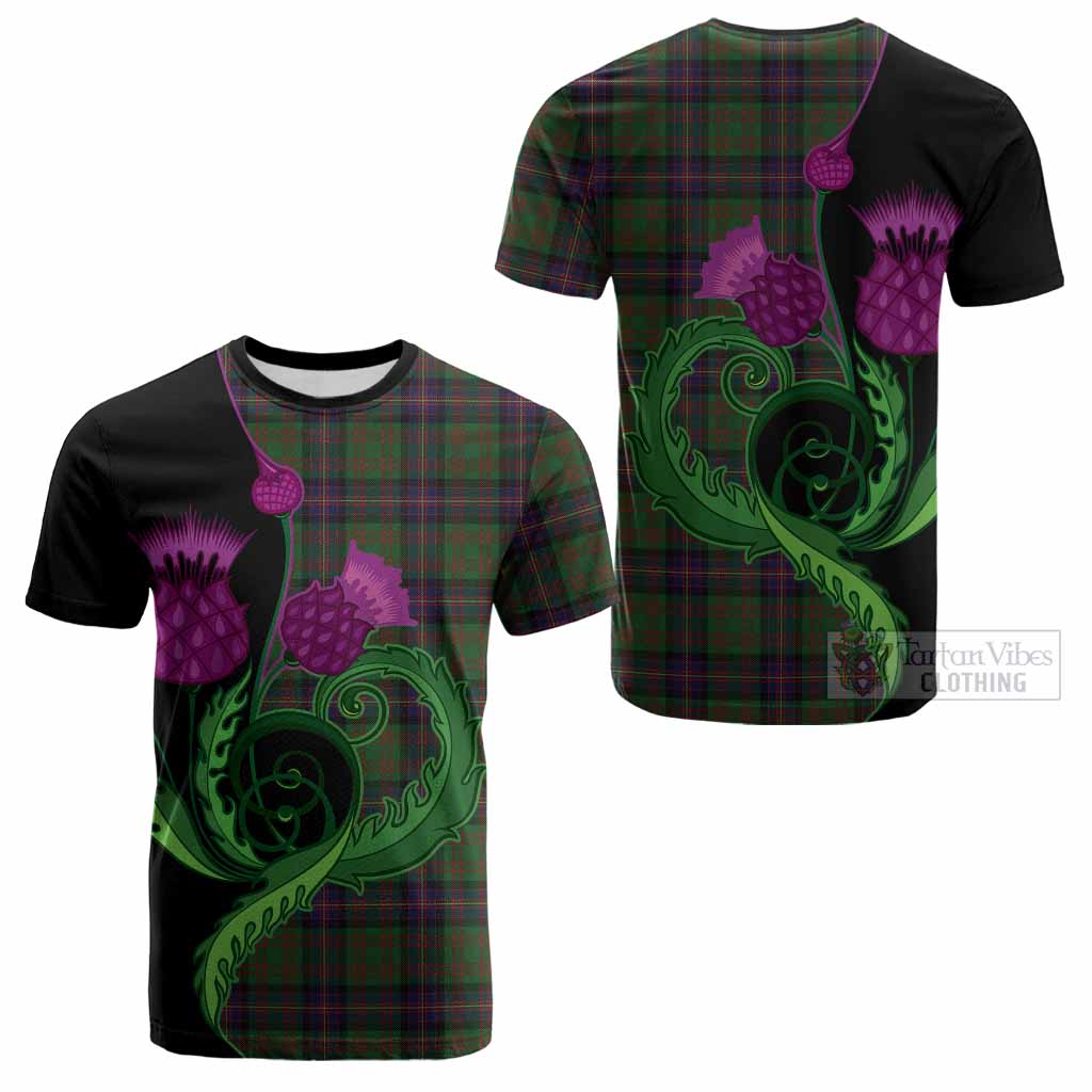 Cochrane Tartan Cotton T-shirt Traditional Scottish Thistle