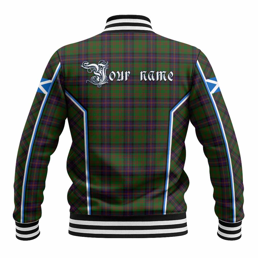 Cochrane Tartan Crest Baseball Jacket Scotland Coat of Arm Flag Style - Tartan Vibes Clothing
