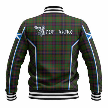 Cochrane Tartan Crest Baseball Jacket Scotland Coat of Arm Flag Style - Tartan Vibes Clothing