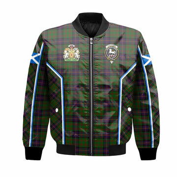 Cochrane Tartan Crest Bomber Jacket Scotland Coat of Arm Flag Style