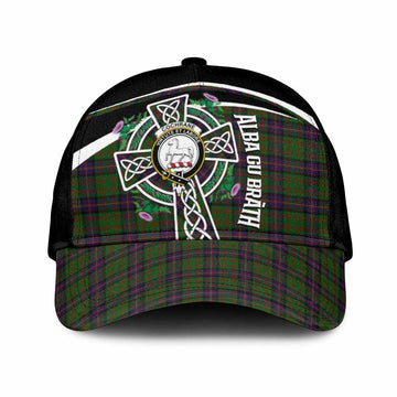 Cochrane Tartan Crest Classic Cap Scottish Thistle Celtic Cross Alba Gu Brath