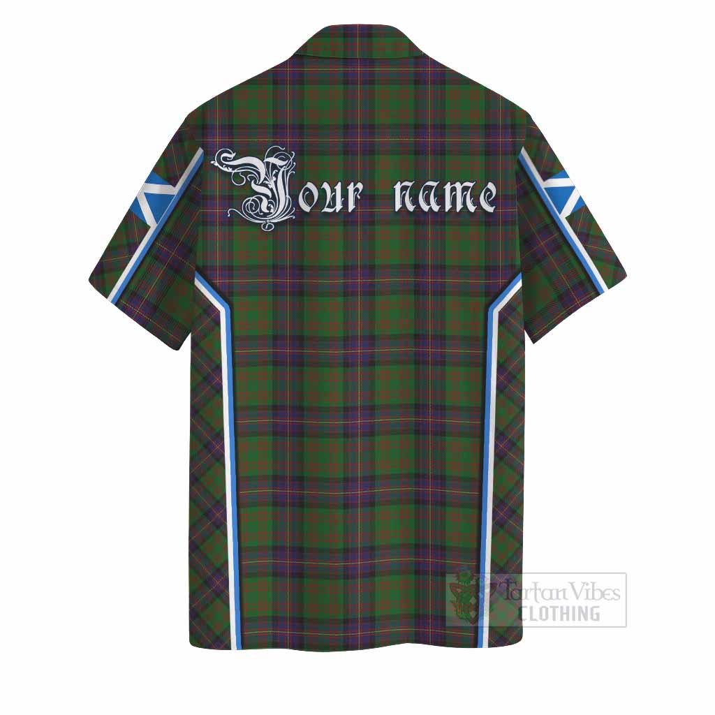 Cochrane Tartan Crest Hawaiian Shirt Scotland Coat of Arm Flag Style - Tartan Vibes Clothing
