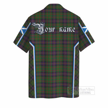 Cochrane Tartan Crest Hawaiian Shirt Scotland Coat of Arm Flag Style
