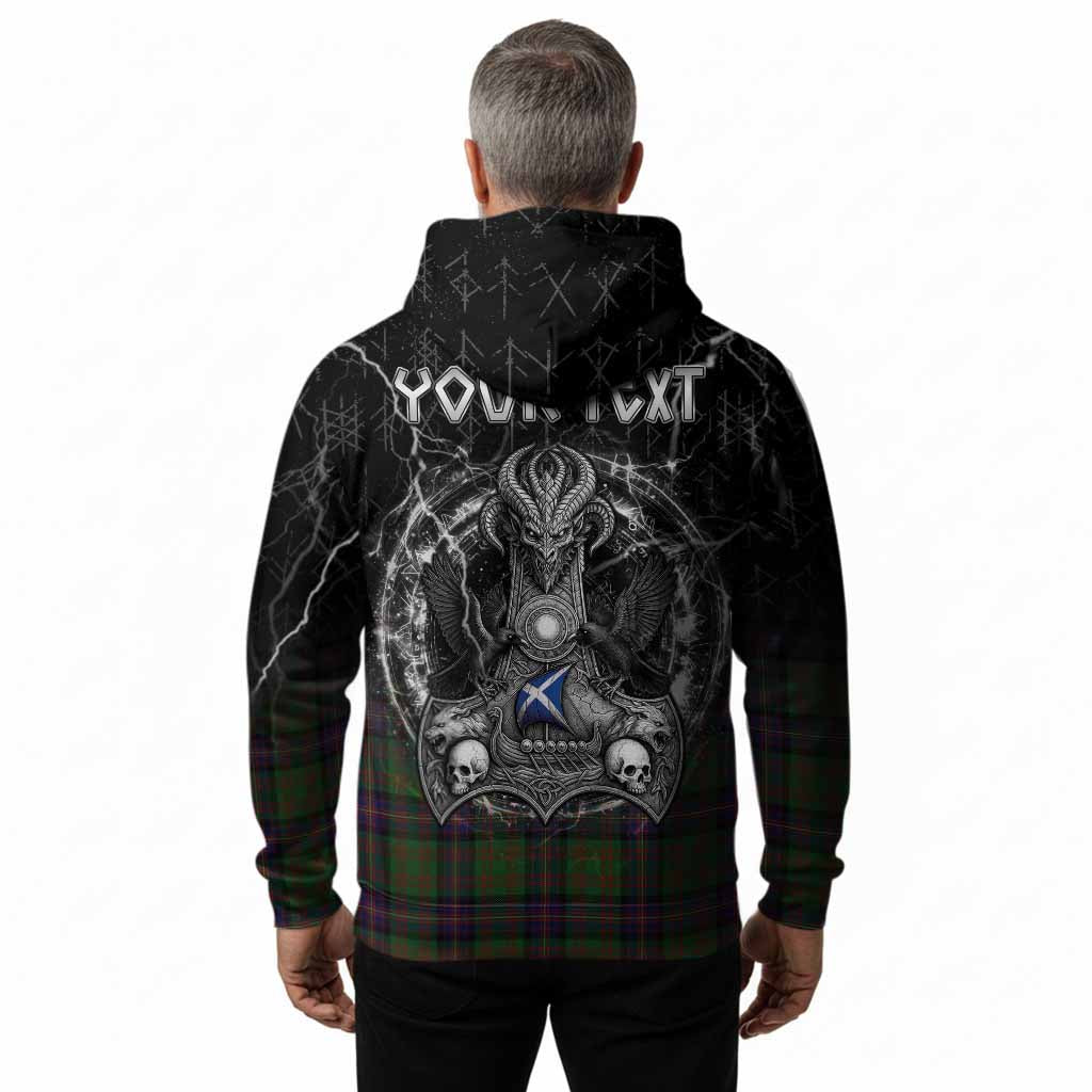 Cochrane Tartan Crest Hoodie Celtic Odin's Raven Legacy