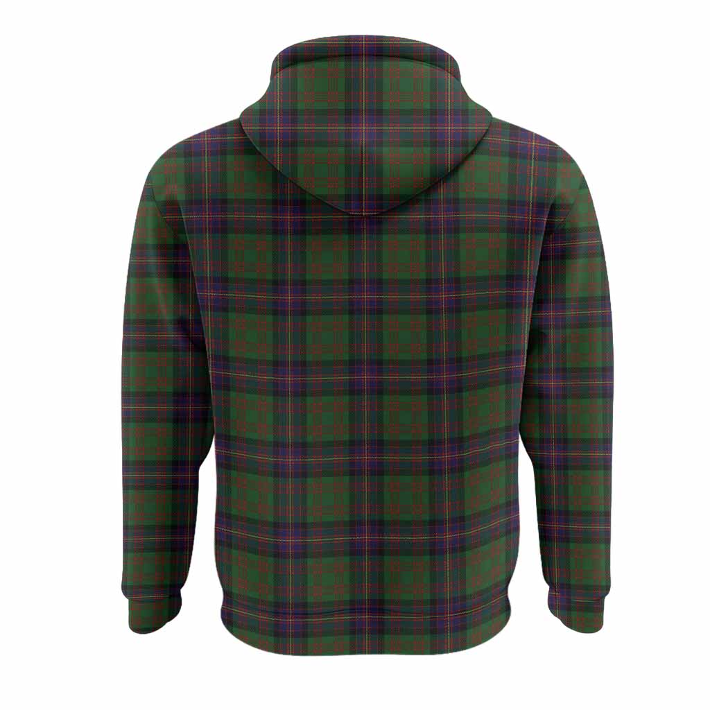 Cochrane Tartan Crest Hoodie Ferocious Lion Style