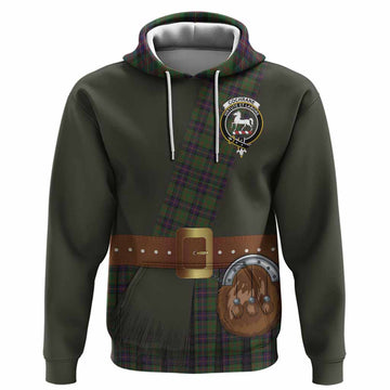 Cochrane Tartan Crest Hoodie Kilt Costume Style