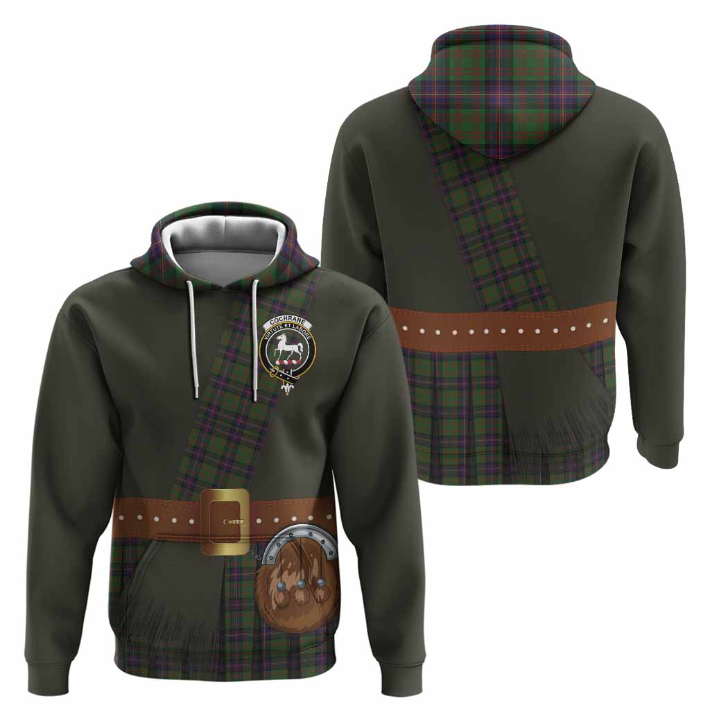 Cochrane Tartan Crest Hoodie Kilt Costume Style