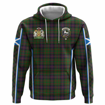Cochrane Tartan Crest Hoodie Scotland Coat of Arm Flag Style